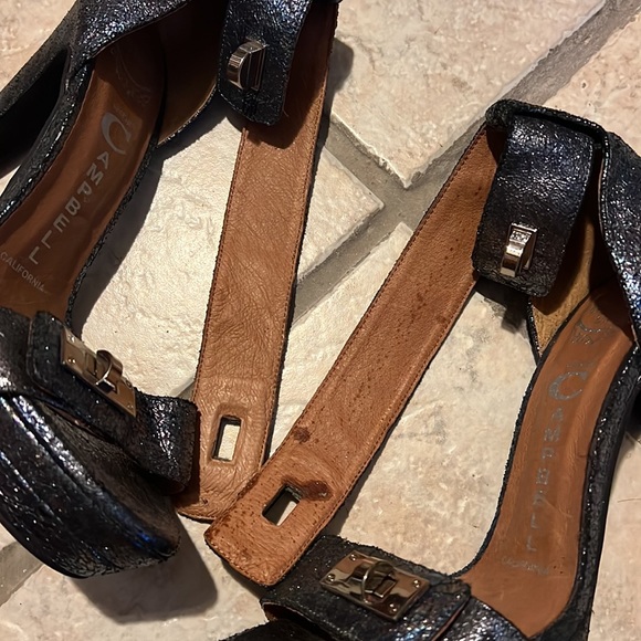 Jeffrey Campbell Ibiza Last Ankle Strap Heels Size 7.5 - Picture 6 of 11